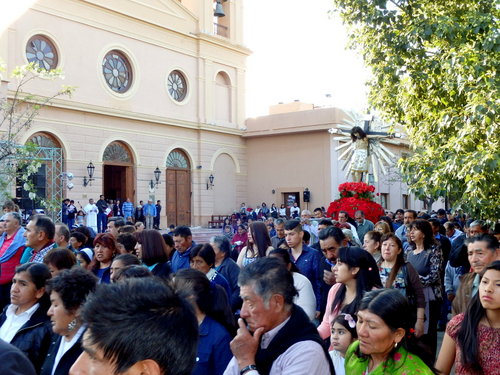 Religious Procession Honoring Mary and the Miracle of Jesus, in Cafayate.